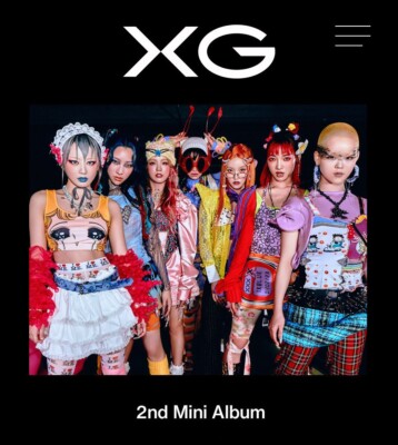 XG [AWE] 2nd Mini Album VINYL Ver/Vinyl+Cover(New Logo)+Sleeve+