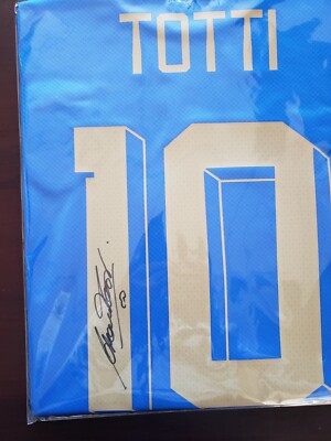 Francesco Totti 2022-23 Italy Home Signed Jersey Icons