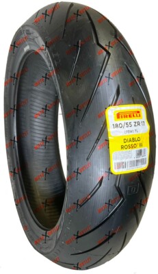 Pirelli Diablo Rosso III 180/55ZR17 Tire Rear Motorcycle 180 55 17