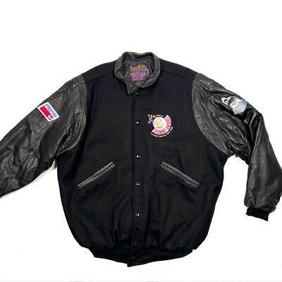 Vtg Rare NBA 2001 All Star Game Jeff Hamilton Leather Jacket 200