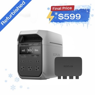 EcoFlow 800W Alternator Charger with Power Station Certified