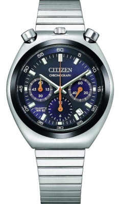 Citizen Bullhead Black Panda Reissue Tsuno Chrono Men's Watch