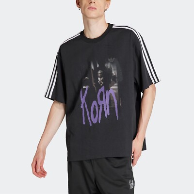 Ltd SEALED L] KoRn x ADIDAS T-Shirt / Limp Bizkit Slipknot