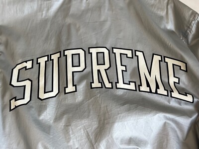Supreme x Champion Half-Zip Windbreaker SS16 Silver - Sz L | eBay