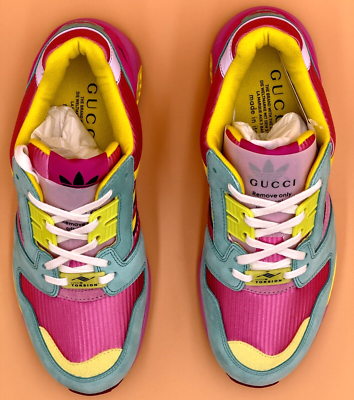 IE2266] Adidas x Gucci Women's ZX 8000 Pink Strata - Size 7.5 | eBay