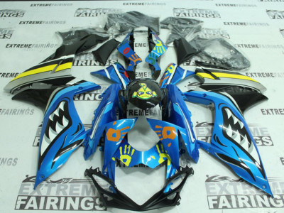 Blue Shark Injection Fairing Kit Bodywork for SUZUKI GSXR600