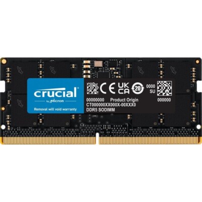 Crucial 16GB DDR5 4800 MHz SO-DIMM Memory (CT16G48C40S5) for sale