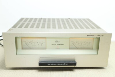 Marantz SM-6 Stereo Class A Power Amplifier Vintage Audio Amp Good