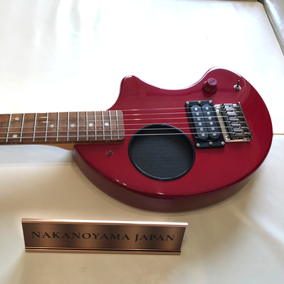 Fernandes ZO-3 NOMAD RED Built-in Amp travel guitar Worldwide