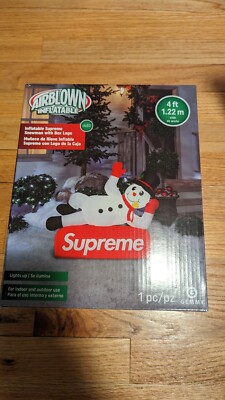 Supreme Large Inflatable Snowman FW22 - Brand New | eBay