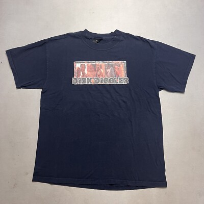 Vintage 90s Serial Killer Dirk Diggler Movie Skate T Shirt USA