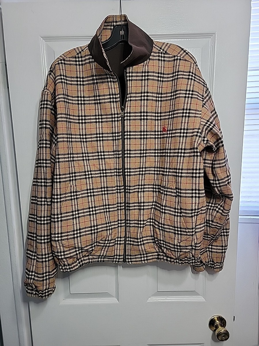 VINTAGE BURBERRY LONDON NOVA CHECK CLASSIC REVERSIBLE BOMBER