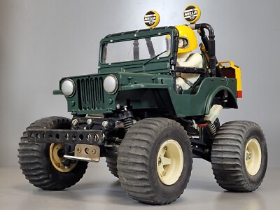 Vintage original 1982 Tamiya 1/10 R/C Wild Willy M38 Jeep for