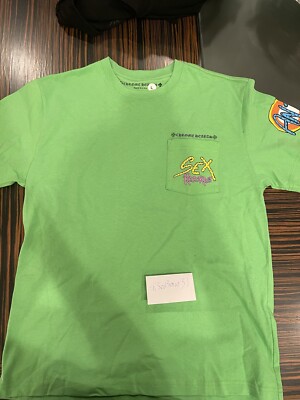 Chrome Hearts Matty Boy Sex Records Green Short Sleeve T-Shirt