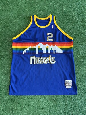 Alex English Denver Nuggets Authentic Jersey Mitchell & Ness NBA
