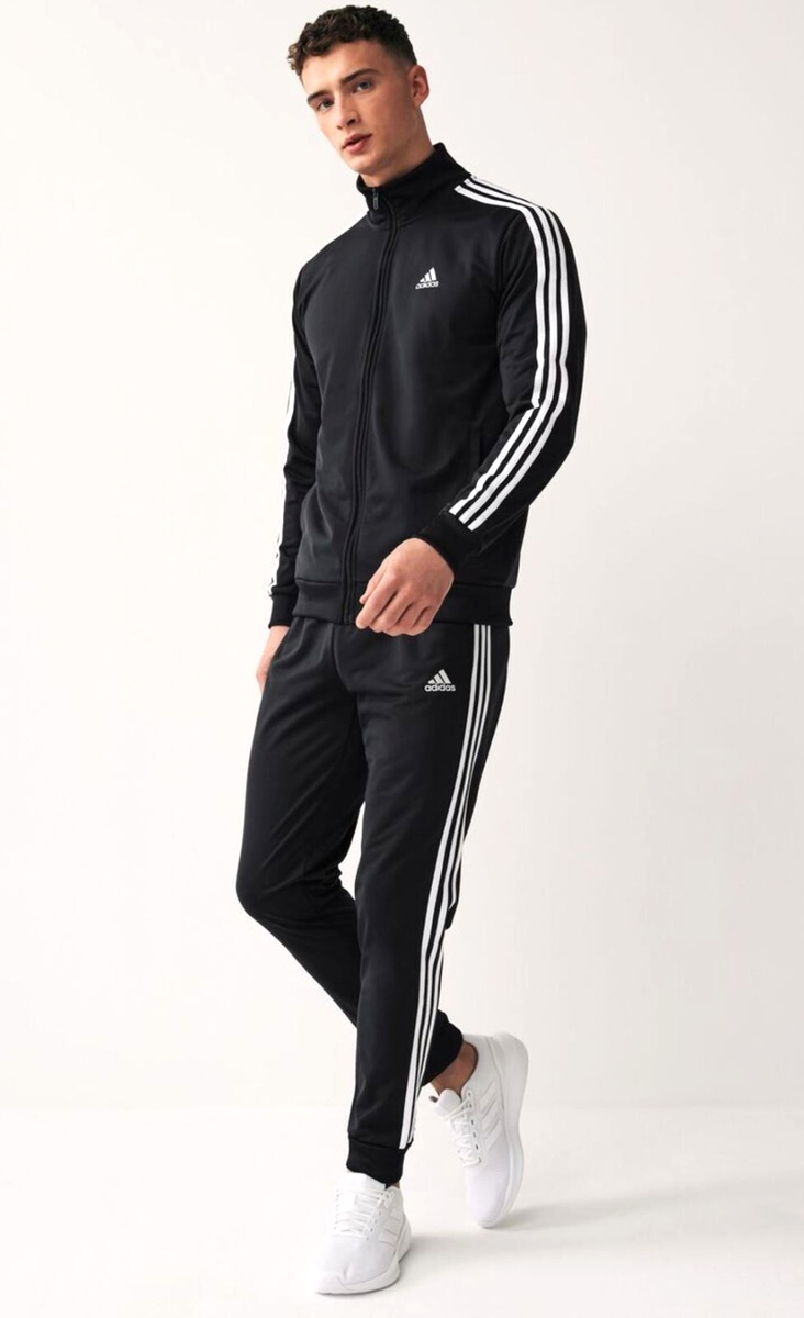 NEW MENS ADIDAS ESSENTIALS 3 STRIPES TRACKSUIT JACKET /PANTS