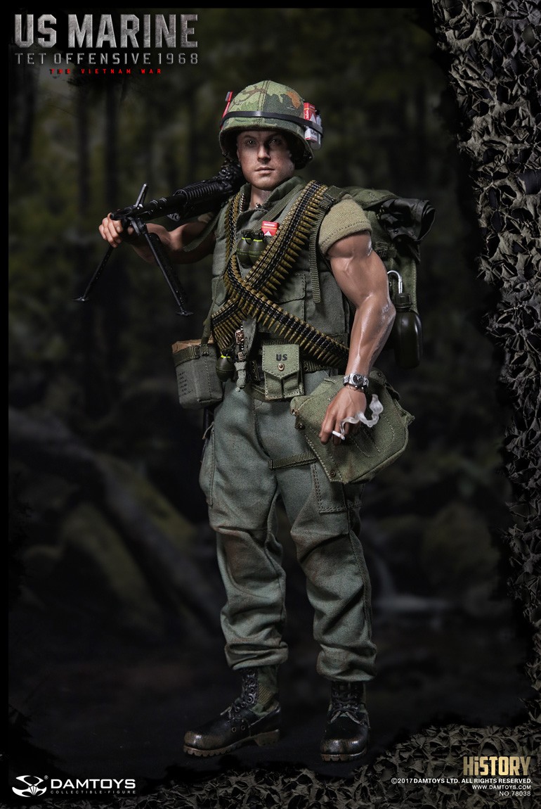 DAMTOYS US Marine Corps Soldier VIETNAM WAR 1/6 Action Figure