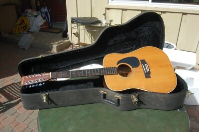 YAMAKI 220 ACOUSTIC FOLK 12 STRING GUITAR 1973 | eBay