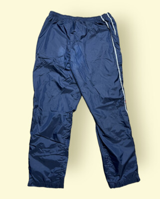 Vintage Adidas Y2K Windbreaker Pants Men's Large Blue 2000s Vtg | eBay