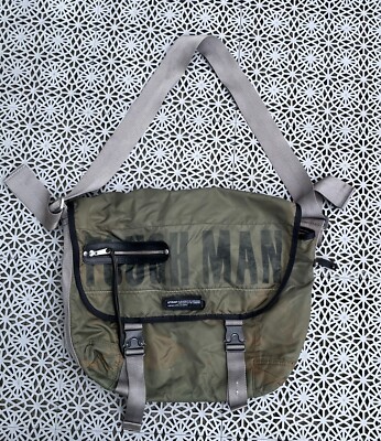 TOUGH Jeans Inc Vintage Y2K Military Surplus Collection Messenger