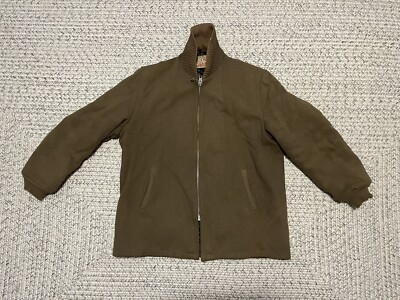 Vintage LAKELAND CLICKER Browl Wool Car Club PHARAOH Coat 1950s