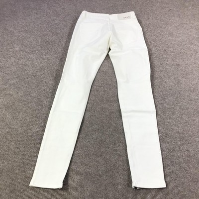 Guapi Jeans Mens 28 White Limited Edition Distressed Skinny Zipper