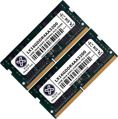 32GB 2x16GB Laptop Memory RAM DDR4 3200 MHZ PC4 25600 SODIMM 1.2V