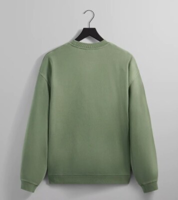 Kith Box Logo Crewneck Sweatshirt Green House Size XXL 2XL NWT