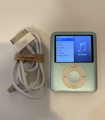 Apple iPod Nano 3rd Generation 8GB - Blue - Works Great | eBay
