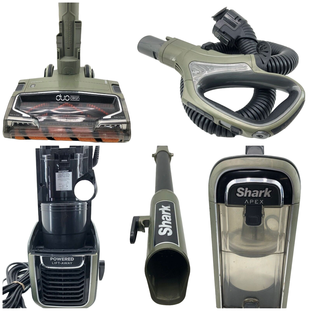 Shark AZ1000 APEX DuoClean Vacuum | GREEN | Pre-Owned Replacement