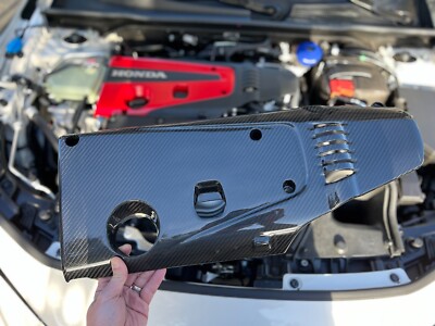 Bespoke 100% Carbon Fiber Engine Cover | Honda Civic Type R FL5