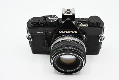 Olympus OM-2 OM-2n in Chrome or Black w/ optional 50mm f/1.8