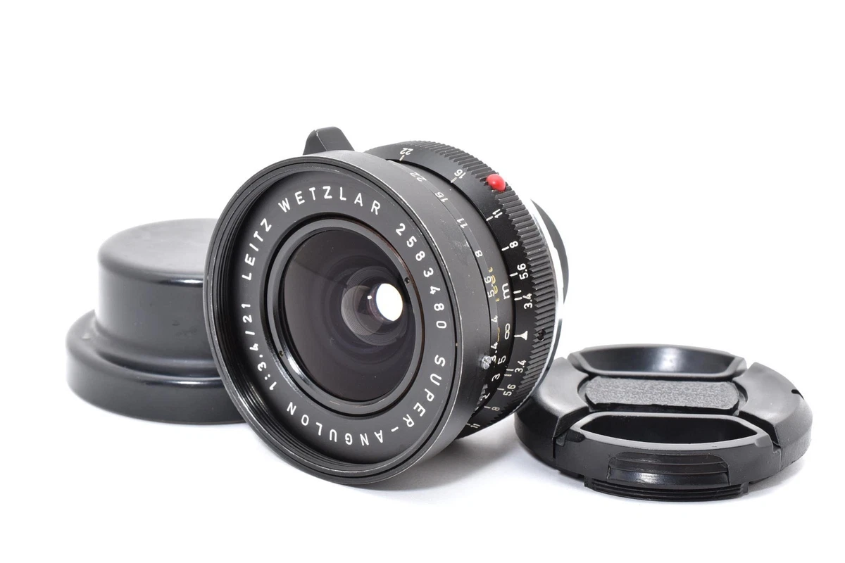 Leica SUPER-ANGULON-M 21mm Focal Camera Lenses f/3.4 Maximum