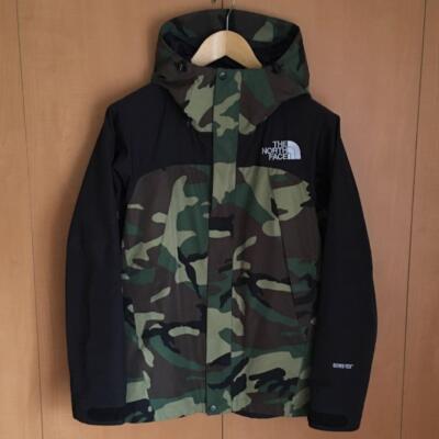 The North Face Mountain Jacket GORE-TEX Black Camouflage size M