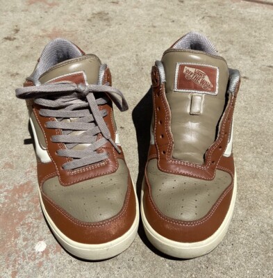 Vtg 90s VANS Shoes Sz 9 Japan Genuine 880001 Rare Old Skool Brown