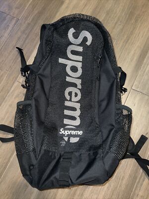 Supreme Backpack (SS20) Black 3m Lightly Used Read Description | eBay
