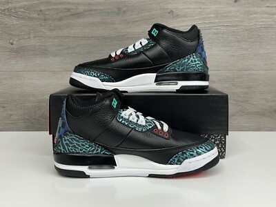 Air Jordan 3 Retro “Moto” GS Black Siren Red Hyper Jade (FV5437
