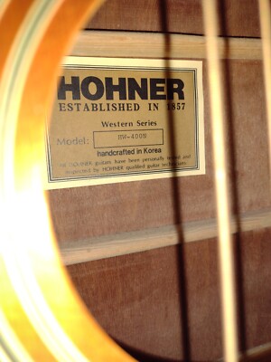 Hohner Acoustic Guitar HW-400N | eBay