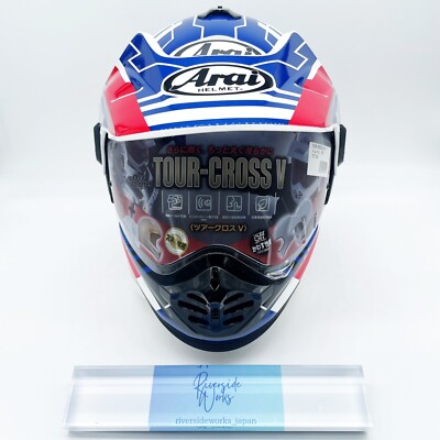 Arai Helmet XD-5 Japan TOUR-CROSS V TRAIL Blue Size XS 54cm Brand