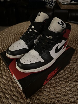 Size 9 - Jordan 1 Retro High OG Black Toe 2013 887224353972| eBay