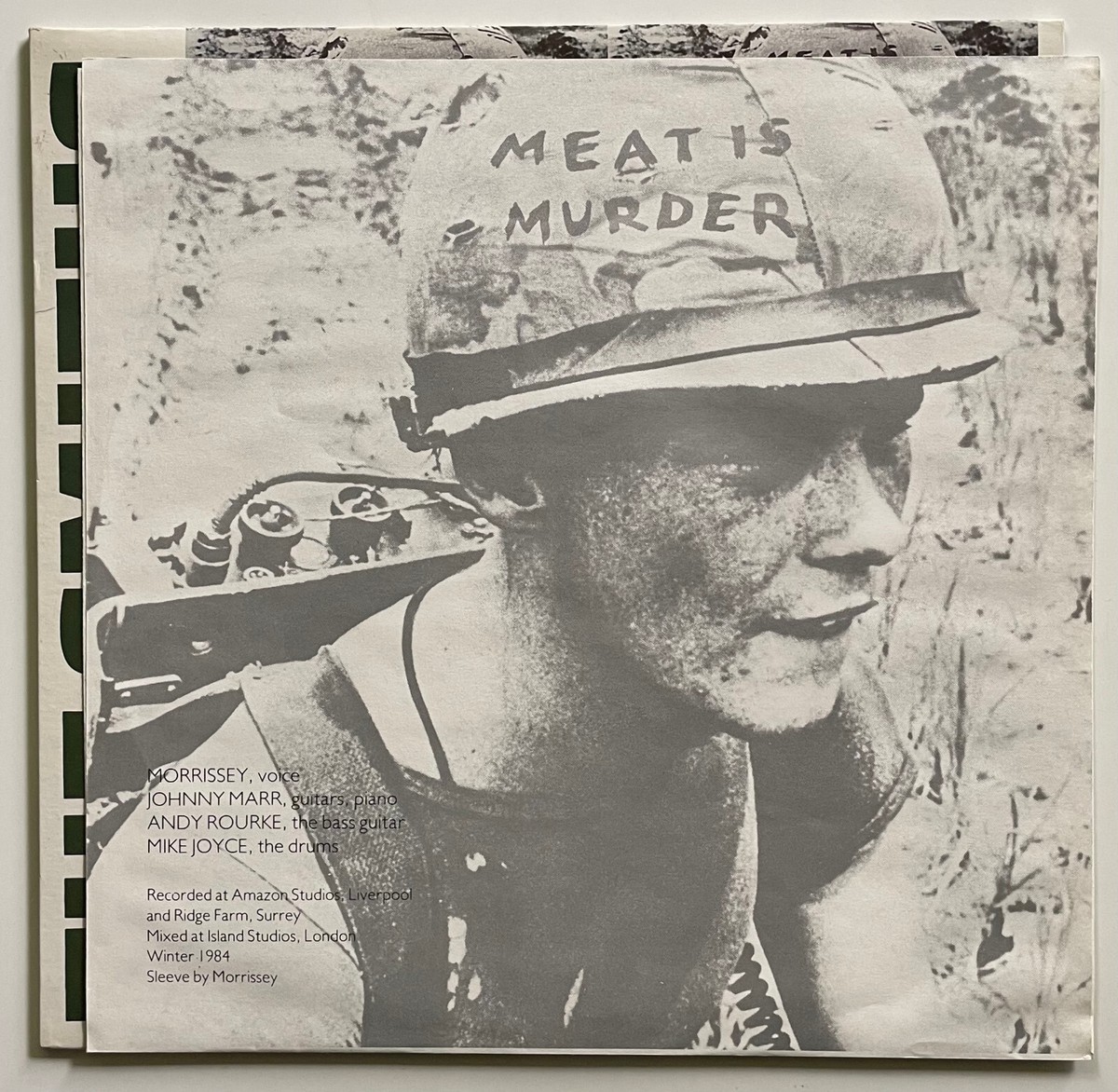 ORIGINAL Vtg 1985 The SMITHS Album MEAT IS MURDER Record 1ST PRESS