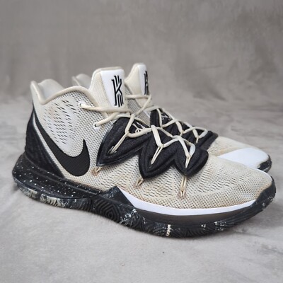 Nike Kyrie 5 Oreo Shoes Mens 14 AO2918-100 Cookies & Cream