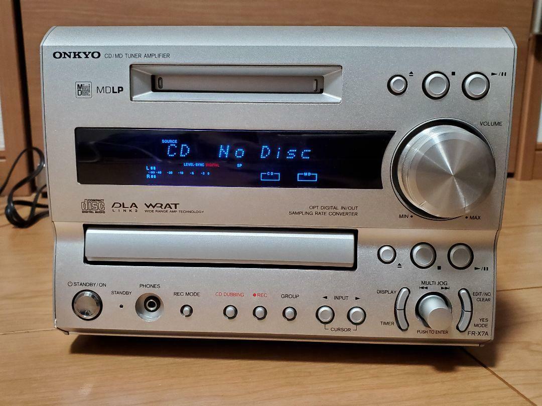 ONKYO FR-X7 CD/MD Mini Stereo Component System 100V Amplifier JP