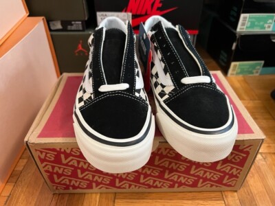 NEW Vans Old Skool 36 DX Anaheim Factory OG White Black Checker Sz