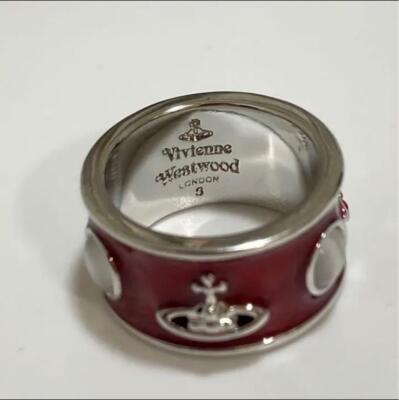 Vivienne Westwood Ring Size 6.5-7 King Silver Red NO BOX [EJ209 | eBay