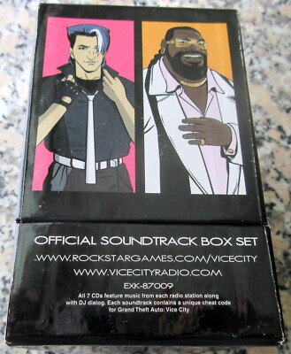 NEW Grand Theft Auto Vice City Official Soundtrack Box Set CD GTA