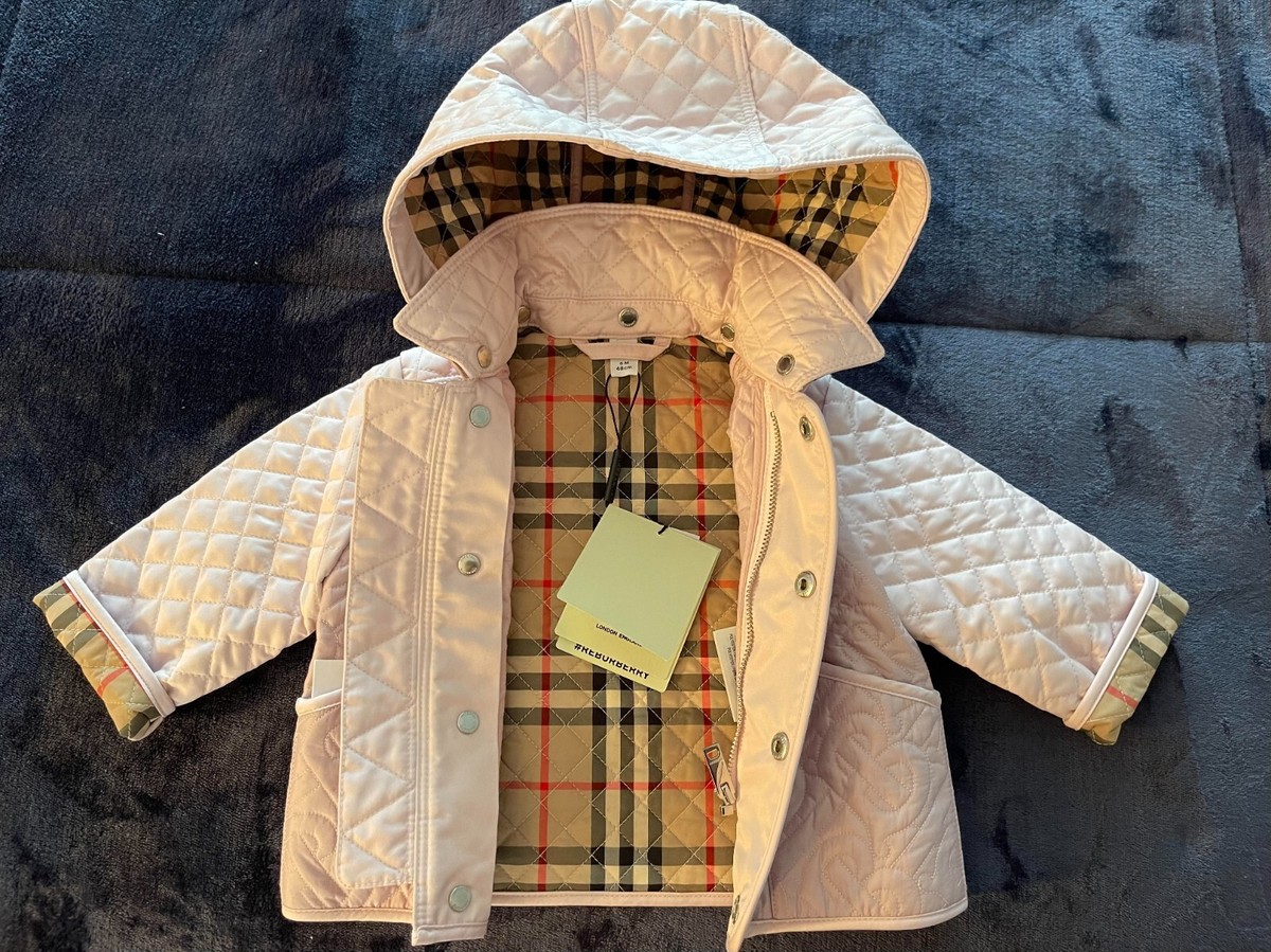 BURBERRY KIDS Baby Monogram quilted jacket 6 m | eBay