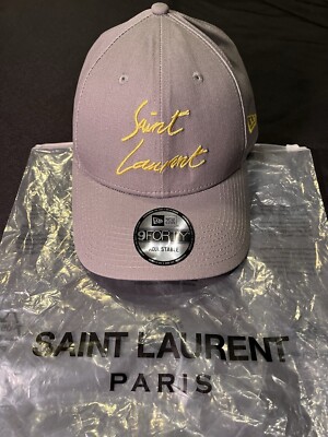 BRAND NEW SAINT LAURENT YSL BASEBALL CAP ONE SIZE COTTON NEW ERA