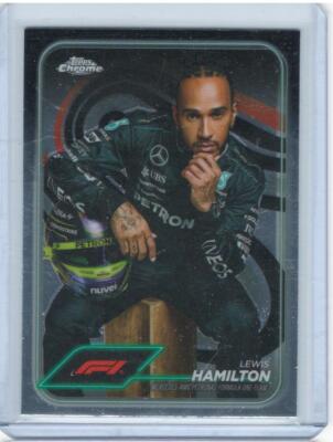 Lewis Hamilton 2024 Topps Chrome Formula 1 F1 #6 Mercedes | eBay