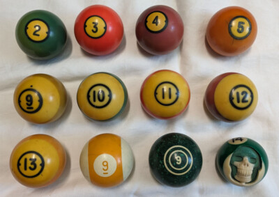 Vintage Billiards/Pocket/Pool Ball - Several Available Brunswick